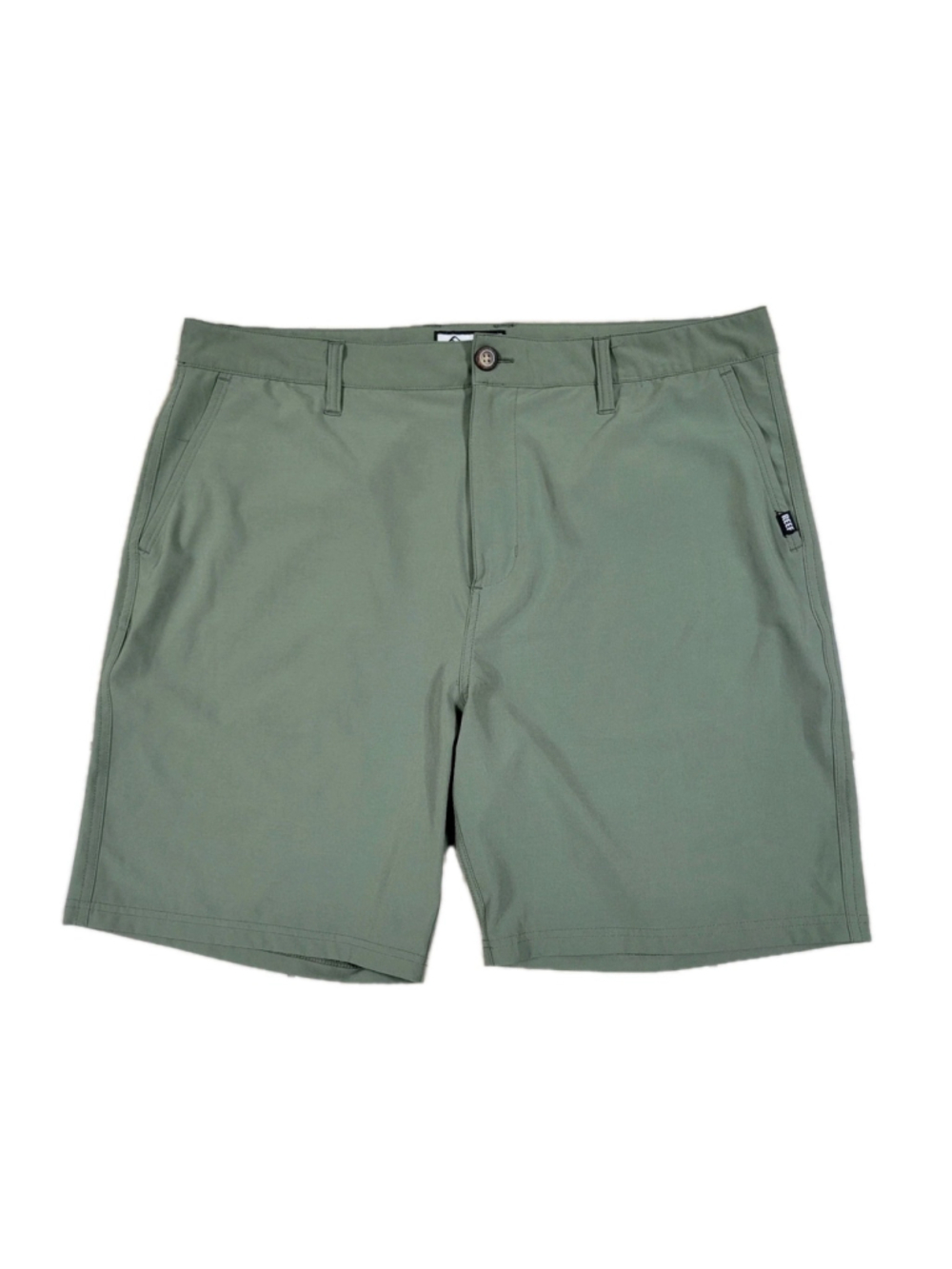 Reef Men's Medford Board Shorts Polyester Spandex Flat Front 38 Inseam 8